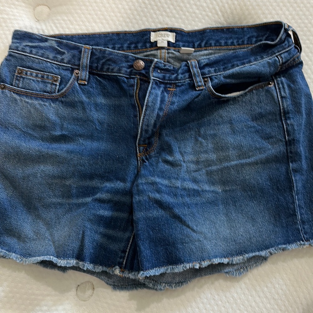Jcrew jean shorts
